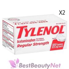 Tylenol Fuerza Regular Analgésico Reductor de Fiebre 100 Tabletas 2 Paquetes segunda mano  Embacar hacia Argentina