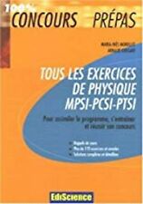 Exercices physique mpsi d'occasion  France