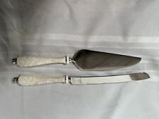 Lenox Opal Innocence Cake Knife Server Set  for sale  Shipping to South Africa