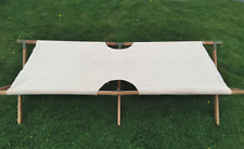 VINTAGE BYER OF MAINE HERITAGE COT WHITE CAMPING SLEEPING CABIN TENT COT, used for sale  Shipping to South Africa