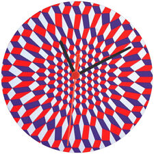Reloj de pared 830097 cubos rojos azules 3D ilusión óptica segunda mano  Embacar hacia Argentina