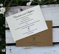 Wedding invitations evening for sale  WELLINGBOROUGH