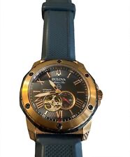 Bulova 98A227 Marine Star relógio de pulseira de silicone 45mm relógio automático masculino WO/caixa comprar usado  Enviando para Brazil