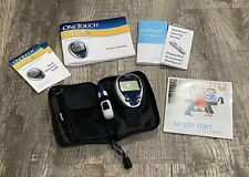 One Touch Ultra 2 Blood Glucose Meter WITH Lancing Device CASE Manuals Log Book for sale  Shipping to South Africa