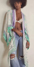 Kimono FREE PEOPLE Kiss The Sky Butterfly Caftan verde tamanho único novo com etiquetas $79, usado comprar usado  Enviando para Brazil