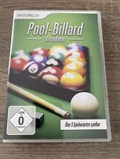 Pool billiard simulator gebraucht kaufen  Irsch