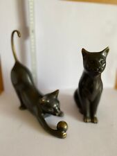 Katzen metall figuren gebraucht kaufen  Salem