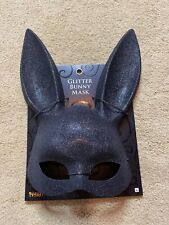 bunny glitter mask black for sale  Fredonia