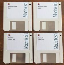 Usado, Macintosh  4X Floppy Disk SET 6.0.7 800K 1x Startup Boot disk System Tool 6.0.X segunda mano  Embacar hacia Argentina