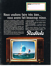 Publicite 1968 radiola d'occasion  Le Luc