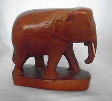 Wooden elephant ornament for sale  PETERBOROUGH