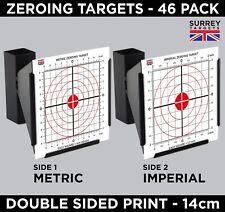 14cm zeroing targets for sale  Shipping to Ireland