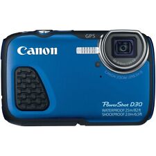 Canon PowerShot D30 12.1MP Waterproof Digital Camera 5X Zoom Underwater - Blue for sale  Shipping to South Africa