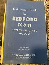 Instruction book bedford for sale  UK