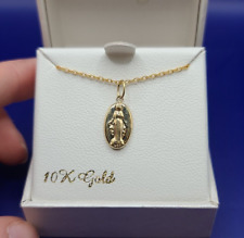 Colar pingente de ouro eterno 10k da Virgem Maria, usado comprar usado  Enviando para Brazil