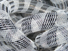 BLACK WHITE METALLIC STRIPE TUBULAR CRIN CYBERLOX, used for sale  Shipping to South Africa