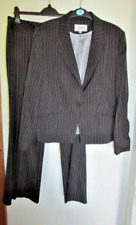 ladies black pinstripe suit for sale  LINCOLN