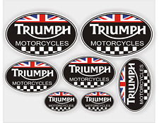 Adesivos, adesivos x7 Triumph Motorcycle, impressos em vinil de qualidade e laminados comprar usado  Enviando para Brazil