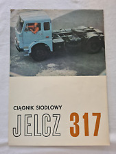 Plakat Broszura Ciężarówka JELCZ 317 POLMOT na sprzedaż  Wysyłka do Poland