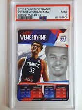 2023 Slam Deck Victor Wembanyama Rookie "Equipes de France" RC - PSA 9 (POP 12) comprar usado  Enviando para Brazil
