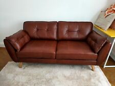 Tan leather dfs for sale  LONDON