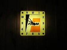 lighted clock sign for sale  Tiverton