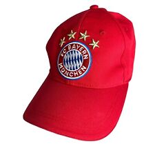 FC Bayern Munchen Gorra Munich Roja Correa Fútbol Bordada Logotipo Sombrero, usado segunda mano  Embacar hacia Mexico