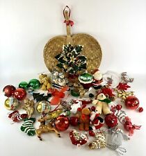 Bundle Of Various Christmas Decorations Baubles Bears Sacks Bells Birds Cherubs for sale  Shipping to South Africa