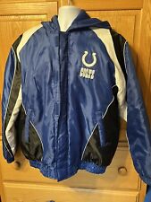 Abrigo de invierno pesado para hombre Indianapolis Colts talla XL con capucha auténtico de la NFL, usado segunda mano  Embacar hacia Argentina