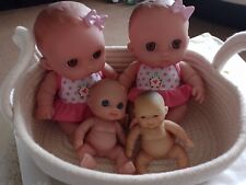 Berenguer Doll Bundle, 2x 8" Lil Cutesies, 5" Lil Cutesie And 5" Lots To Love, used for sale  Shipping to South Africa