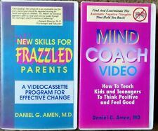 DANIEL G. AMEN, MD - Duas (2) fitas VHS - Parenting - Frazzled, Mind Coach comprar usado  Enviando para Brazil