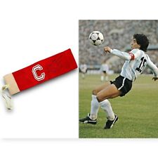 Fascia Capitano MARADONA Autograph ~ Argentina - Napoli 1989 Signed Bracelet for sale  Shipping to South Africa