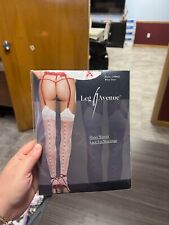 leg avenue sheer lace up stockings - plus size for sale  Shipping to South Africa