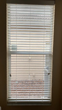 Used, Wooden Blinds 2" Deep Bright White Inside Mount 31 1/8"W x 72"L for sale  Shipping to South Africa