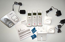 Teléfono inalámbrico Panasonic KX-TGD863W con contestador automático, con 3 teléfonos segunda mano  Embacar hacia Argentina