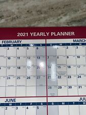 2021 erasable calendar for sale  Caledonia