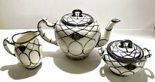 Fine Lenox Mauser Porcelain Sterling Silver Overlay Art Deco Teaset circa 1910. for sale  Shipping to South Africa