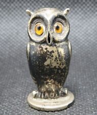 MINI SILVER OWL FIGURES for sale  DEESIDE