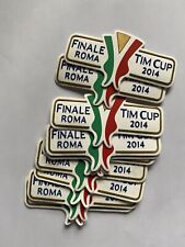 OFFICIAL PATCH TIM CUP COPPA ITALIA UFFICIALE 2014 FINALE ROMA usato  Firenze