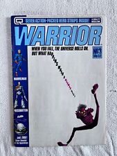 Warrior 1982 comic for sale  ST. LEONARDS-ON-SEA