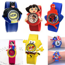 Crianças Meninos E Meninas Crianças Super Hero Snap On Slap Watch Relógios De Quartzo Analógico comprar usado  Enviando para Brazil