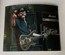 Foto autografada 8x10 do Motorhead Rock Legend Lemmy Kilmister *VENDA* comprar usado  Enviando para Brazil