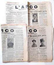 L'ARCO rivista Chierese  8 numeri  tipografia L. Geuna del 1915 segunda mano  Embacar hacia Argentina