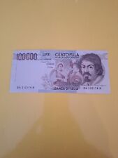 100000 lire caravaggio usato  Tortorella