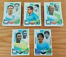 1 x Match Attax World Cup 2010 100 Club Cards Moore , Pele,  Maradona ,Terry etc for sale  Shipping to South Africa