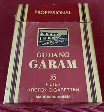 Cigarros profissionais vintage Gudang Garam caixa de papel vazia, usado comprar usado  Enviando para Brazil