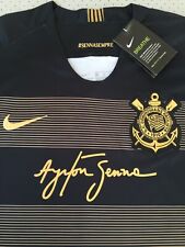 Camisa de futebol Corinthians 2018 Ayrton Senna L-M (21,25"/54cm pit to pit) G comprar usado  Enviando para Brazil