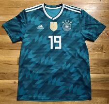 Kit de camisa de la Copa del Mundo Adidas Alemania Leroy Sane con parche de la FIFA Bayern Munich, usado segunda mano  Embacar hacia Argentina