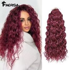Usado, Extensões de cabelo trança onda tranças de crochê cabelo sintético ombre loiro encaracolado comprar usado  Enviando para Brazil
