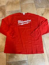 Camisetas vermelhas Milwaukee Tool manga longa ou manga curta P M L XL 2XL 3XL, usado comprar usado  Enviando para Brazil
